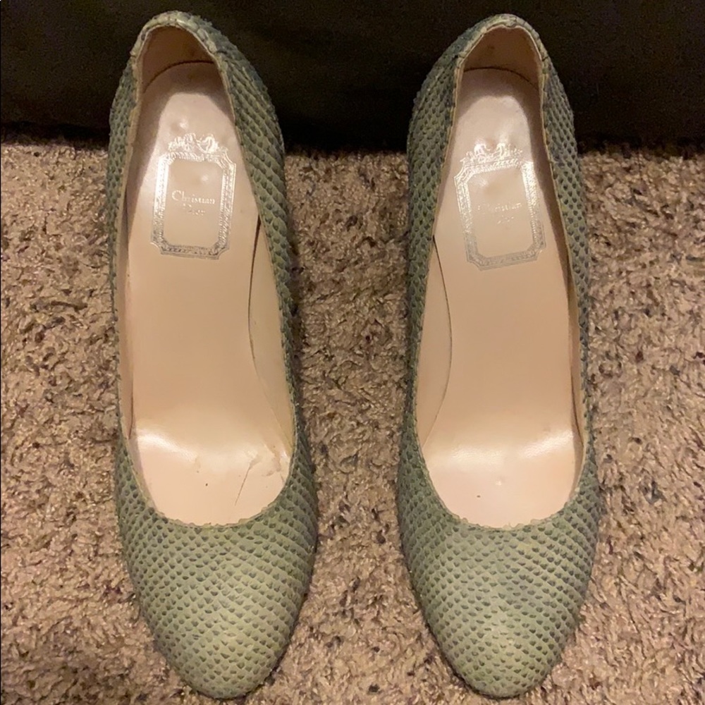 Christian Dior Block Heels